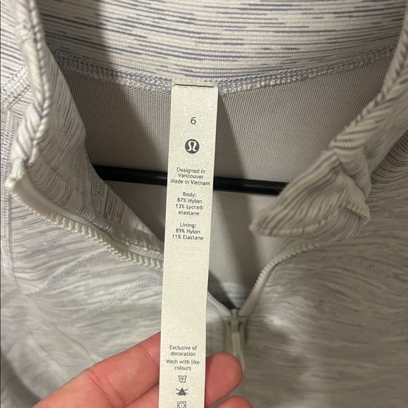 LULULEMON Gray Zip-Up Athletic Jacket - Picture 2 of 2